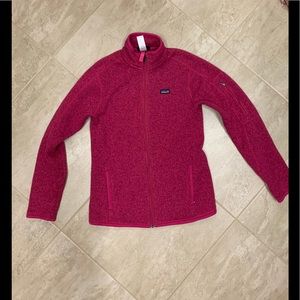 Patagonia fuchsia zip jacket